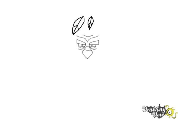 How to Draw Terence from The Angry Birds Movie - Step 4 How to Draw Terence from The Angry Birds Movie - Step 4