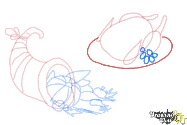 How to Draw Thanksgiving Things - Step 10
