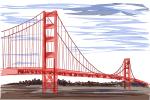 How to Draw The Golden Gate Bridge