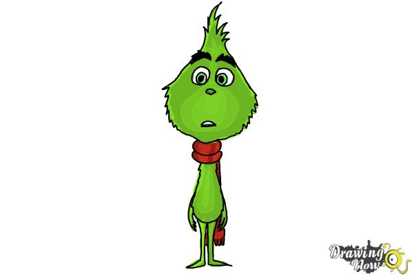 How to Draw The Grinch - Step 10 How to Draw The Grinch - Step 10