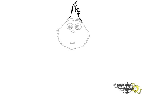 How to Draw The Grinch - Step 5 How to Draw The Grinch - Step 5