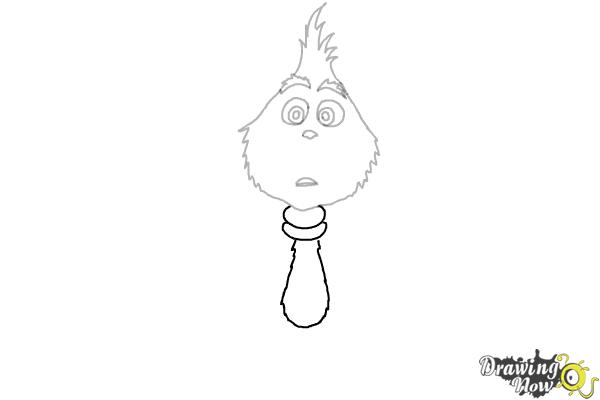 How to Draw The Grinch - Step 6 How to Draw The Grinch - Step 6