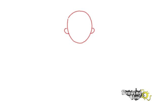 How to Draw The Little Prince - Step 1 How to Draw The Little Prince - Step 1