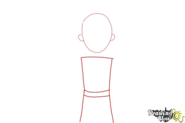 How to Draw The Little Prince - Step 2 How to Draw The Little Prince - Step 2