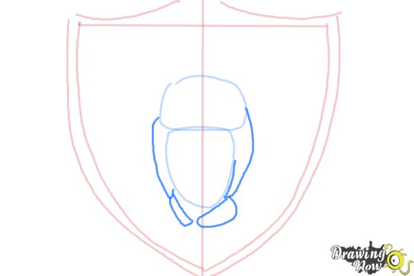 How to Draw The Oakland Raiders, Nfl Team Logo - Step 4 How to Draw The Oakland Raiders, Nfl Team Logo - Step 4