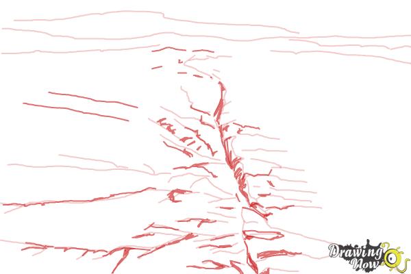 How to Draw The San Andreas Fault - Step 6