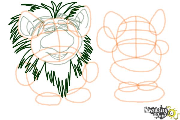 How to Draw The Trolls from Frozen - Step 11 How to Draw The Trolls from Frozen - Step 11