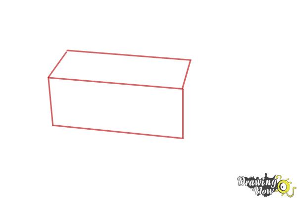 How to Draw The Undead Horse from Minecraft - Step 1 How to Draw The Undead Horse from Minecraft - Step 1