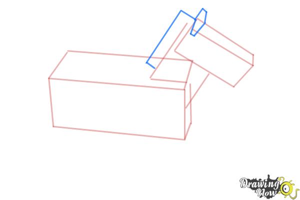 How to Draw The Undead Horse from Minecraft - Step 4 How to Draw The Undead Horse from Minecraft - Step 4