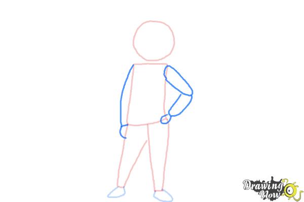 How to Draw Tip from Home - Step 3 How to Draw Tip from Home - Step 3