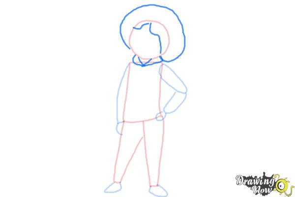How to Draw Tip from Home - Step 4 How to Draw Tip from Home - Step 4