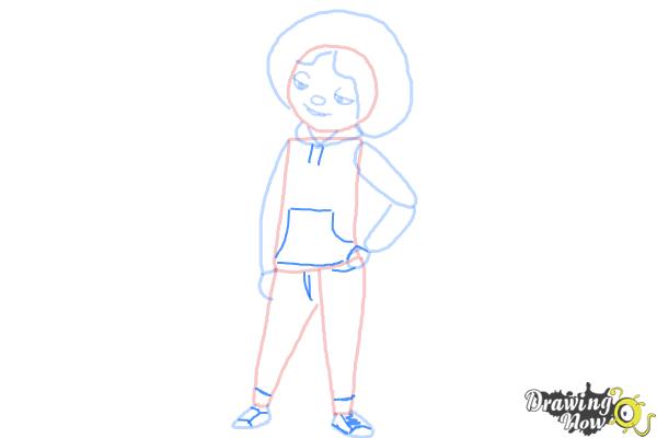 How to Draw Tip from Home - Step 6 How to Draw Tip from Home - Step 6