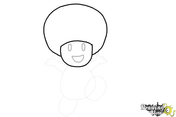 How to Draw Toad from The Super Mario Bros. Movie - Step 8
