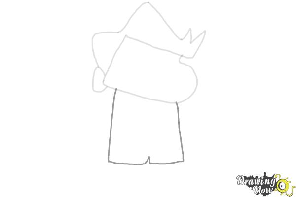 How to Draw Toru Kazama from Crayon Shin-chan - Step 5 How to Draw Toru Kazama from Crayon Shin-chan - Step 5