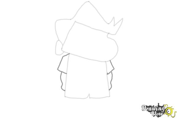 How to Draw Toru Kazama from Crayon Shin-chan - Step 6 How to Draw Toru Kazama from Crayon Shin-chan - Step 6
