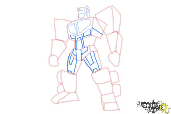 How to Draw Transformers Prime - Step 10