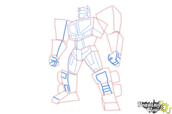 How to Draw Transformers Prime - Step 11