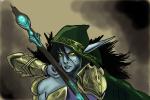 How to Draw Traxex, The Drow Ranger from Dota Defense Of The Ancients