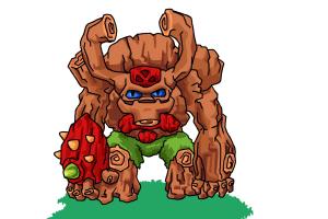 How to Draw Tree Rex from Skylanders Giants