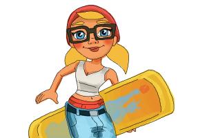 How to Draw Tricky from Subway Surfers