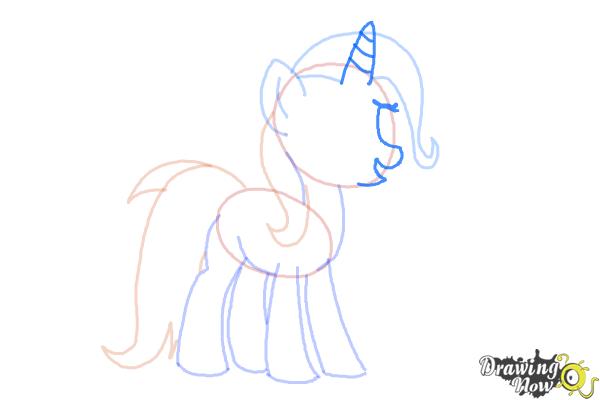How to Draw Trixie Lulamoon from My Little Pony Friendship Is Magic - Step 6 How to Draw Trixie Lulamoon from My Little Pony Friendship Is Magic - Step 6
