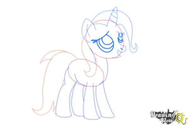 How to Draw Trixie Lulamoon from My Little Pony Friendship Is Magic - Step 7 How to Draw Trixie Lulamoon from My Little Pony Friendship Is Magic - Step 7