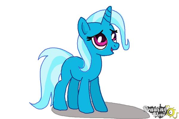 How to Draw Trixie Lulamoon from My Little Pony Friendship Is Magic - Step 9 How to Draw Trixie Lulamoon from My Little Pony Friendship Is Magic - Step 9