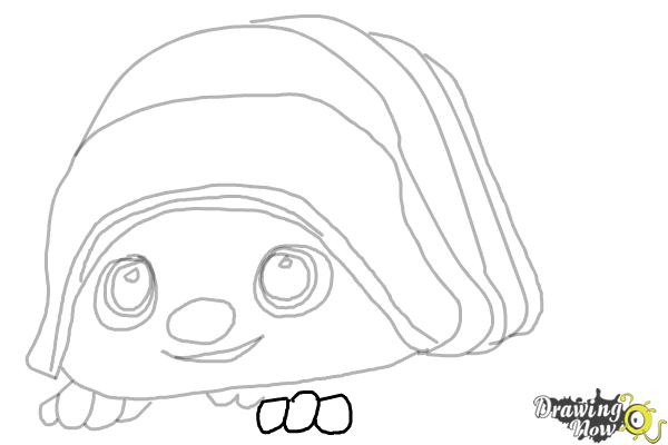 How to Draw Tuk Tuk - Raya and the Last Dragon - Step 10 How to Draw Tuk Tuk - Raya and the Last Dragon - Step 10