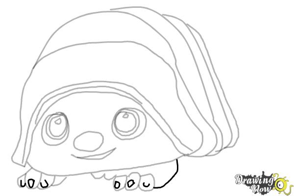 How to Draw Tuk Tuk - Raya and the Last Dragon - Step 11 How to Draw Tuk Tuk - Raya and the Last Dragon - Step 11