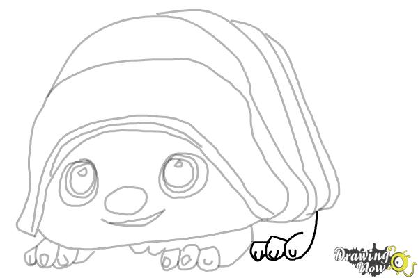 How to Draw Tuk Tuk - Raya and the Last Dragon - Step 12 How to Draw Tuk Tuk - Raya and the Last Dragon - Step 12