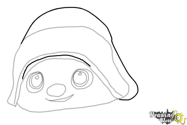 How to Draw Tuk Tuk - Raya and the Last Dragon - Step 6 How to Draw Tuk Tuk - Raya and the Last Dragon - Step 6
