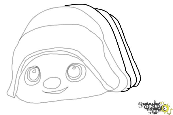 How to Draw Tuk Tuk - Raya and the Last Dragon - Step 7 How to Draw Tuk Tuk - Raya and the Last Dragon - Step 7