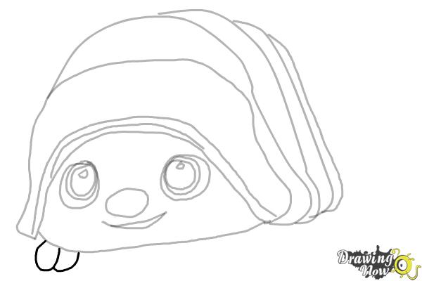 How to Draw Tuk Tuk - Raya and the Last Dragon - Step 8 How to Draw Tuk Tuk - Raya and the Last Dragon - Step 8