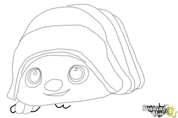 How to Draw Tuk Tuk - Raya and the Last Dragon - Step 9 How to Draw Tuk Tuk - Raya and the Last Dragon - Step 9