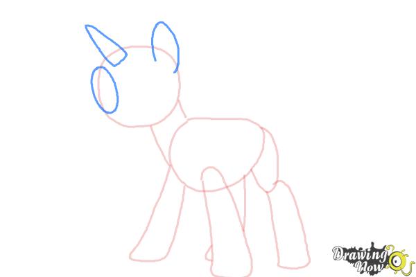 How to Draw Twilight Sparkle, Masked Matter-Horn from Power Ponies - Step 4 How to Draw Twilight Sparkle, Masked Matter-Horn from Power Ponies - Step 4