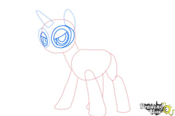 How to Draw Twilight Sparkle, Masked Matter-Horn from Power Ponies - Step 5 How to Draw Twilight Sparkle, Masked Matter-Horn from Power Ponies - Step 5