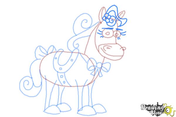 How to Draw Twinkle The Marvel Horse - Step 10 How to Draw Twinkle The Marvel Horse - Step 10
