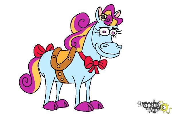 How to Draw Twinkle The Marvel Horse - Step 12 How to Draw Twinkle The Marvel Horse - Step 12