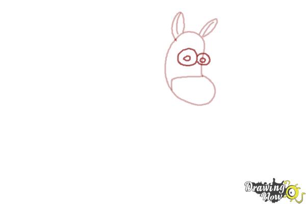 How to Draw Twinkle The Marvel Horse - Step 3 How to Draw Twinkle The Marvel Horse - Step 3