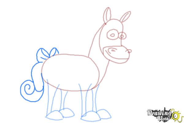 How to Draw Twinkle The Marvel Horse - Step 7 How to Draw Twinkle The Marvel Horse - Step 7