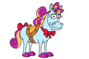How to Draw Twinkle The Marvel Horse