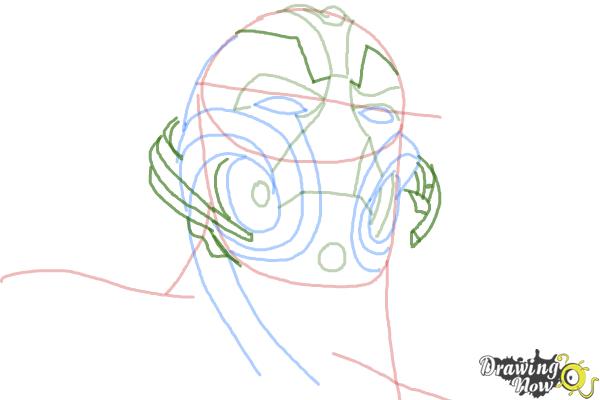 How to Draw Ultron from Avengers: Age Of Ultron - Step 7 How to Draw Ultron from Avengers: Age Of Ultron - Step 7