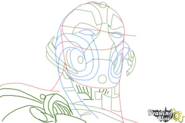 How to Draw Ultron from Avengers: Age Of Ultron - Step 9 How to Draw Ultron from Avengers: Age Of Ultron - Step 9