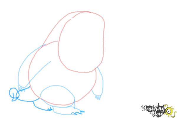 How to Draw Upchuck from Ben 10 Omniverse - Step 5 How to Draw Upchuck from Ben 10 Omniverse - Step 5