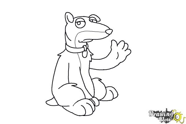 How to Draw Vinny Griffin from Family guy - Step 10 How to Draw Vinny Griffin from Family guy - Step 10