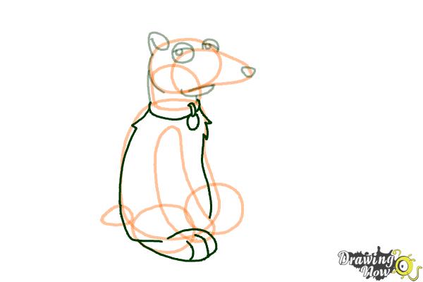 How to Draw Vinny Griffin from Family guy - Step 7 How to Draw Vinny Griffin from Family guy - Step 7