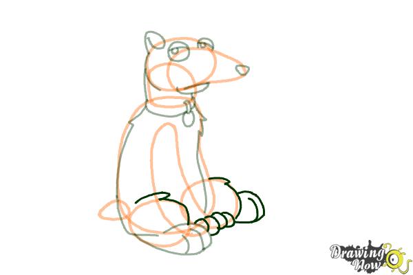 How to Draw Vinny Griffin from Family guy - Step 8 How to Draw Vinny Griffin from Family guy - Step 8
