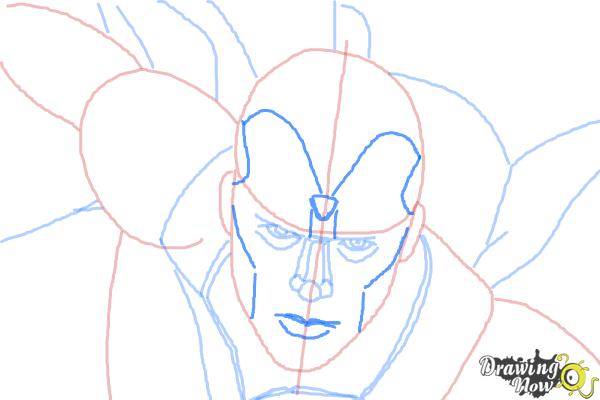 How to Draw Vision from Avengers: Age of Ultron - Step 7 How to Draw Vision from Avengers: Age of Ultron - Step 7