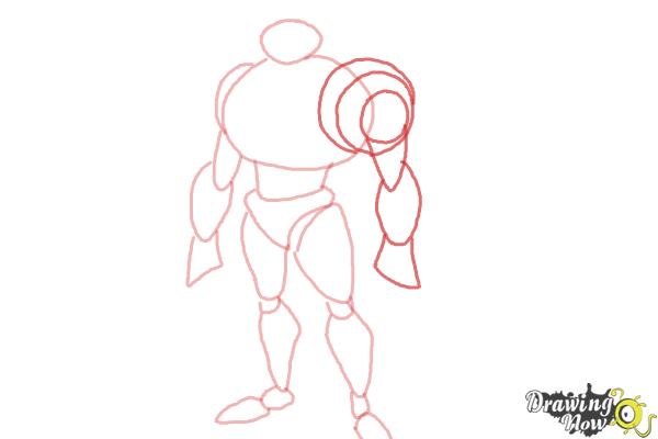 How to Draw Waterhazard from Ben 10 Omniverse - Step 5 How to Draw Waterhazard from Ben 10 Omniverse - Step 5