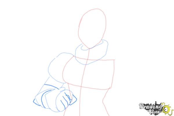 How to Draw Yang Xiao Long from Rwby - Step 4 How to Draw Yang Xiao Long from Rwby - Step 4